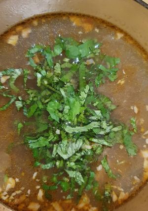 Суп харчо с грецкими орехами