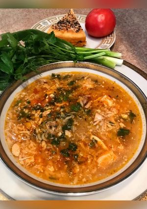 Суп куриный « Не харчо» по мотивам