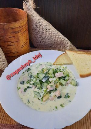 Окрошка на кефірі і заправці