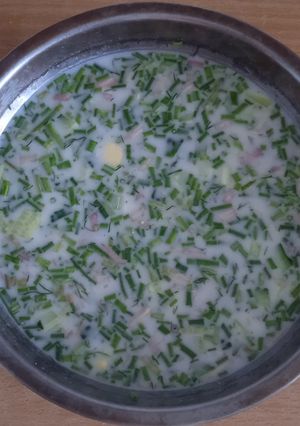 Окрошка м'ясна на кефірі по третій категорії