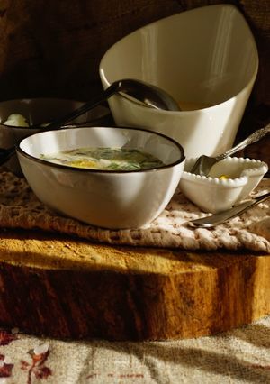 Холодник (окрошка) на сироватці