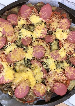 Картопляна піца-запіканка