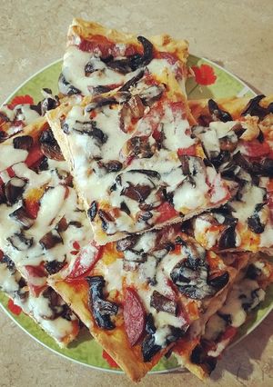 Пицца Тесто на молоке