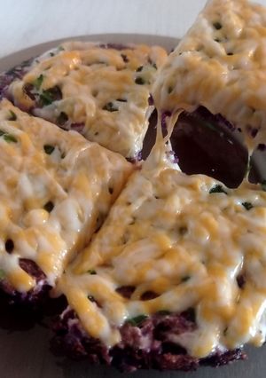 ПХ піца на капустному тісті смажена на сковороді