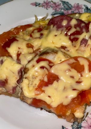 Пицца хлебная за 5 минут