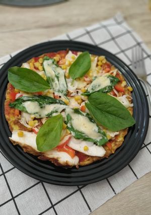 Піца з кабачків на сковорідці