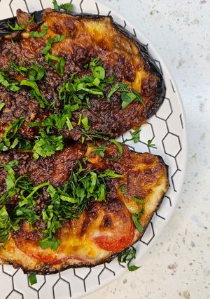 Піца на баклажані