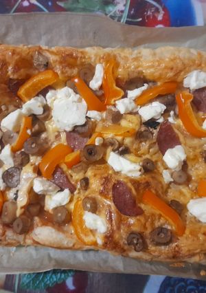 Слойка-пицца