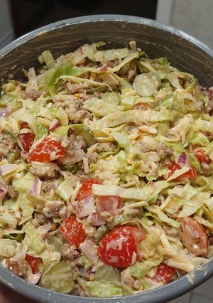 Салат "Бургер"