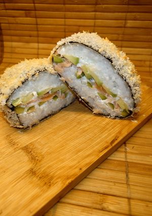 Суші бургер в аерогрилі