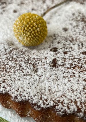 Бананово-грушевий пиріг