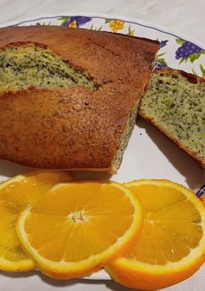 Апельсиново-маковий кекс