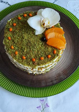 Бенто торт з манговим пюре