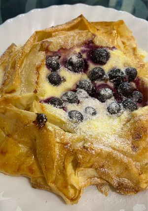 Булочки з сиром та смородиною