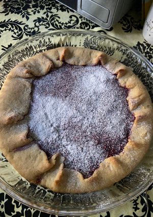 Галета з малиною і полуницею