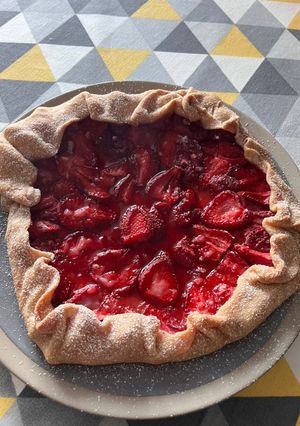 Галета з полуницею