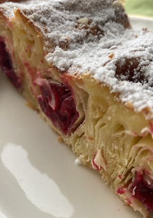 Заливний пиріг з тіста філо та