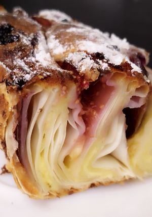 Заливний пиріг з тіста філо