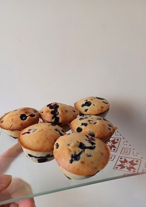 Кекси з чорницею та ожиною