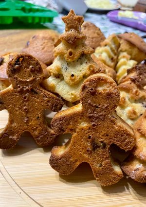 Кекси на ряжанці з шоколадом