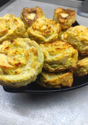 Куриные маффины с амарантом и кабачком