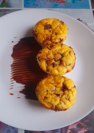 ПХ сирні кекси з шоколадом