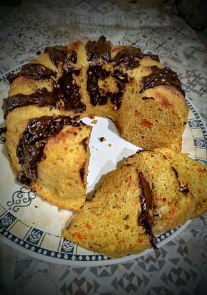 Пиріг яблучно-морквяний. Швидкий