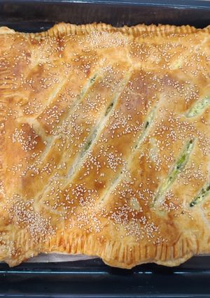 Пиріг зі шпинатом і сиром