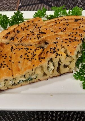 Пиріг зі шпинатом та сиром