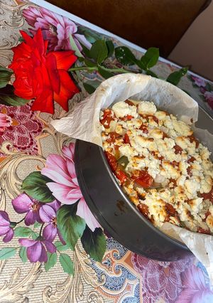 Пиріг із томатами чері