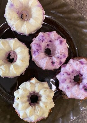 Сирно-бананові кекси з додаванням ягід