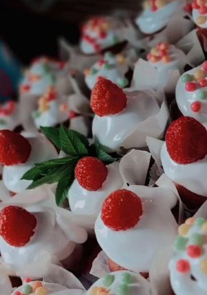 Сирний крем для прикрашання кексів