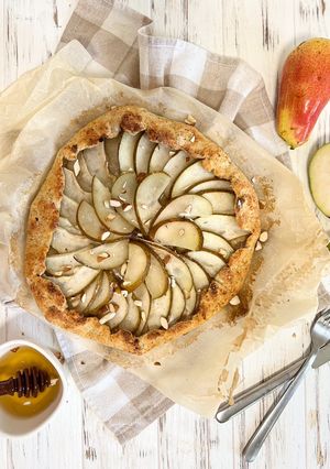 Сирна галета з грушами