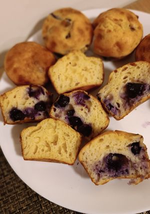 Сирні кекси з лохиною