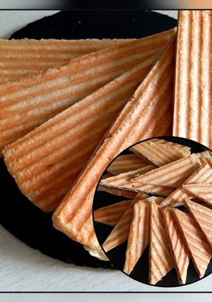 Слойки з вареним згущеним молоком в мультимейкері