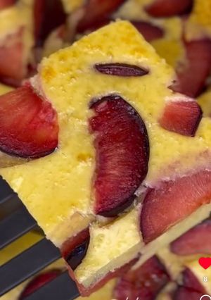 Сливовий пиріг без цукру