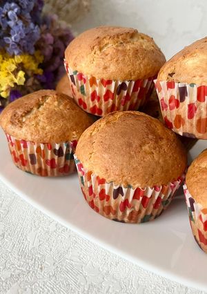 Сирні кекси з родзинками