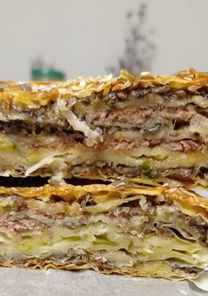 Смачний пиріг з тіста 