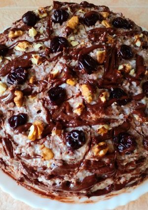 Торт "П' яна Вишня"(класичний рецепт)