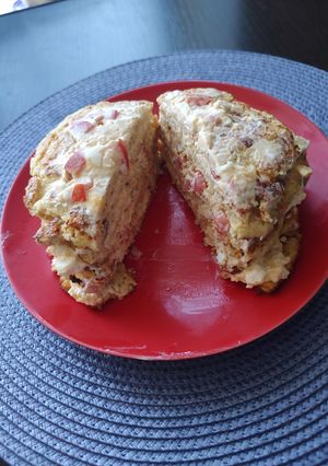 Торт з кабачка та філе курки або індички з начинкою