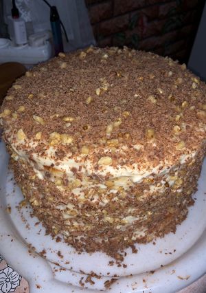 Торт сметанний