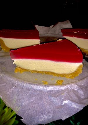 Чізкейк з желе без випічки