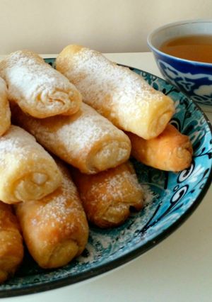 Хузукі - повітряна випічка з творогом