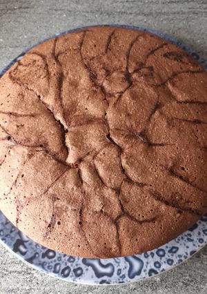 Шоколадна шарлотка зі сливами