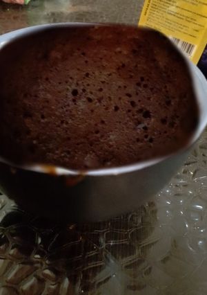 Шоколадний кекс в мікрохвильовій печі