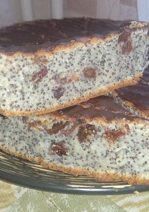 Швидкий маковий пиріг