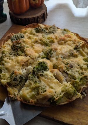 Швидкий пиріг з броколі