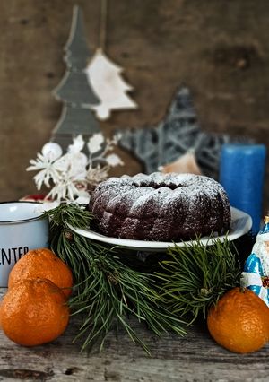 Шоколадний кекс з чорносливом