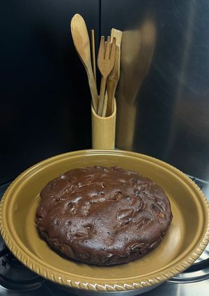 Шоколадно-грушевий пиріг