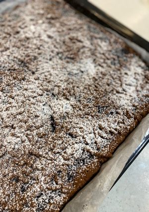 Шоколадний тертий пиріг